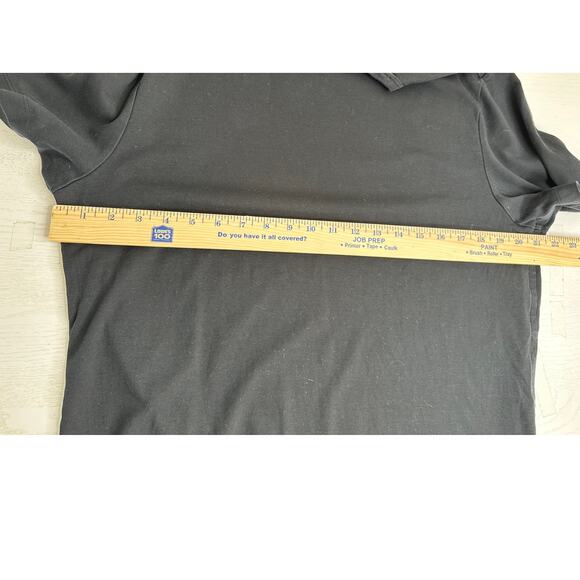 Banana Republic Black Crewneck Tee Short Sleeve Breathable Casual Stretch L - Picture 6 of 6